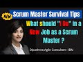 What to focus on when joining a new Scrum team I new scrum master to team I new scrum master tips