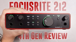 Focusrite Scarlett 2i2 (4th Gen) USB Audio Interface Review / Explained