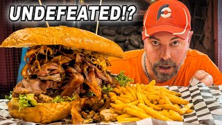 Snow's 7lb Footlong "Sasquatch" Pork and Bison Burger Challenge