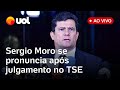 Sergio Moro fala ao vivo após ser absolvido em julgamento do TSE sobre cassação; acompanhe