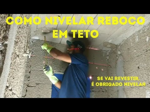 Vídeo: Como nivelar tetos? Como nivelar o teto com massa?