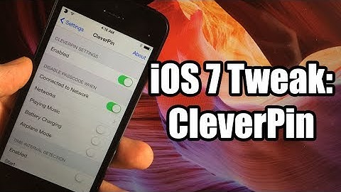 iOS 7 Jailbreak Tweaks: CleverPin