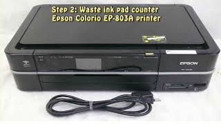 Reset Epson Colorio EP 803A Waste Ink Pad Counter