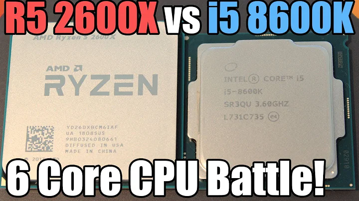 Ryzen 5 2600X vs Intel i5 8600K - どちらがベスト？