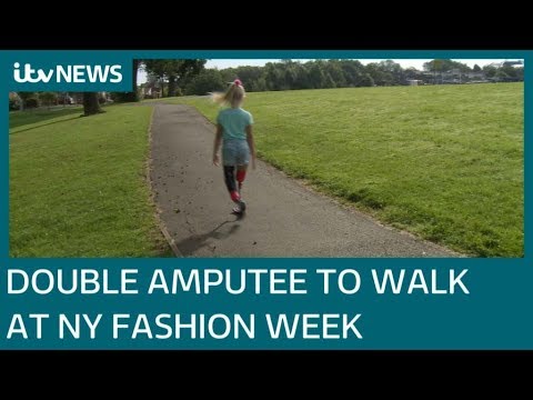 Nine-year-old double amputee to model at New York Fashion Week | ITV News