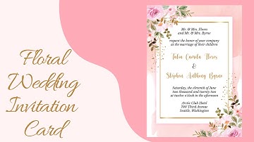 Design Wedding Invitation Card & Sell Online | Adobe Illustrator