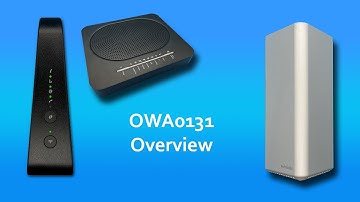 OWA0131 overview - Quick Reference Guide