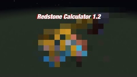 Redstone Calculator 1.2