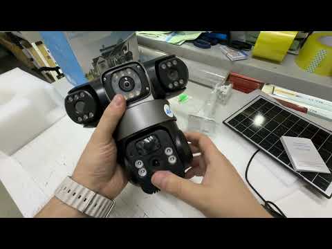 Камера видеонаблюдения на солнечной батареи 4G SUNQAR TZ-3, видео 1