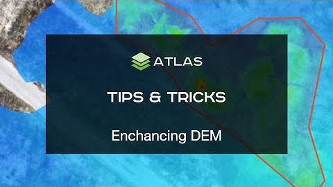 ATLAS - How to remove vegetation from DEM creating a true Digital Terrain Model