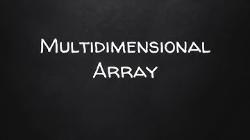 Learn JavaScript: Part 24 - Multidimensional Array