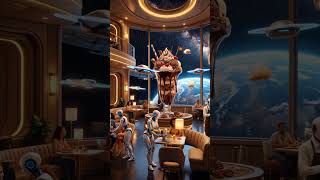 What If AI Built the Perfect Café in Space? 🤖☕✨