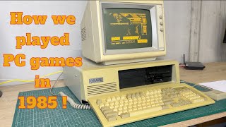 How we played PC games in 1985