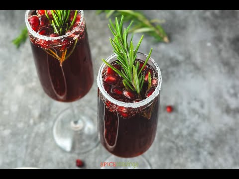 Spiced Pomegranate Pitcher Cocktails