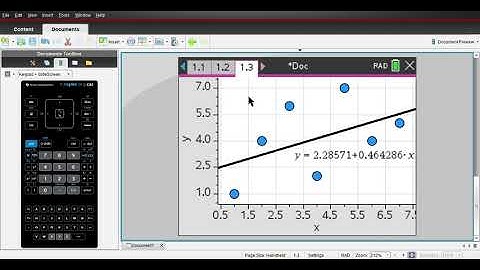 Residual Tables - TI NSpire CAS