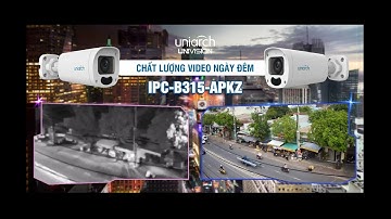 [UNI] - Demo hình ảnh ngày đêm camera Uniarch  IPC-B315-APKZ