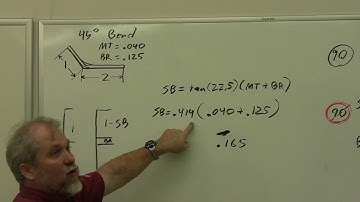 AVT 206 A&P - The Math Behind the Bends - Example 3 - non-90 bend