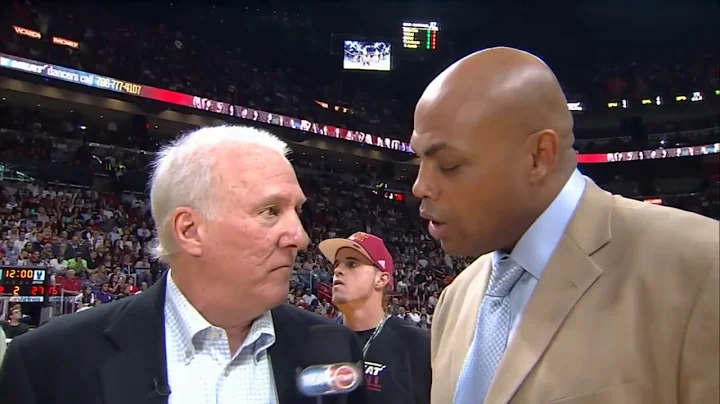 Charles Barkley Funny Interview with Gregg Popovich