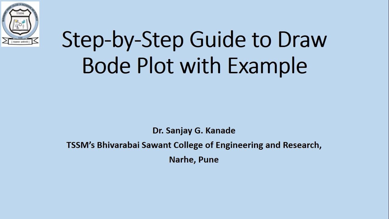 Step by step Bode plot with example - YouTube