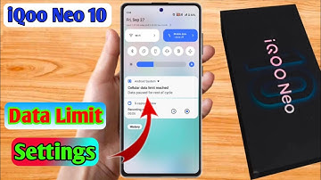 iqoo neo 10 data limit setting, iqoo neo 10 data limit kaise set kare