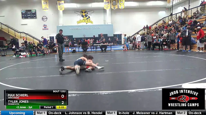 Junior Men 132 Max Schierl Wisconsin Vs Tyler Jone...