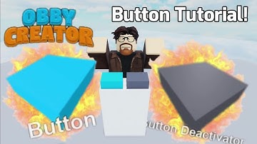 Simple buttons and button deactivator tutorial in obby creator! | ROBLOX
