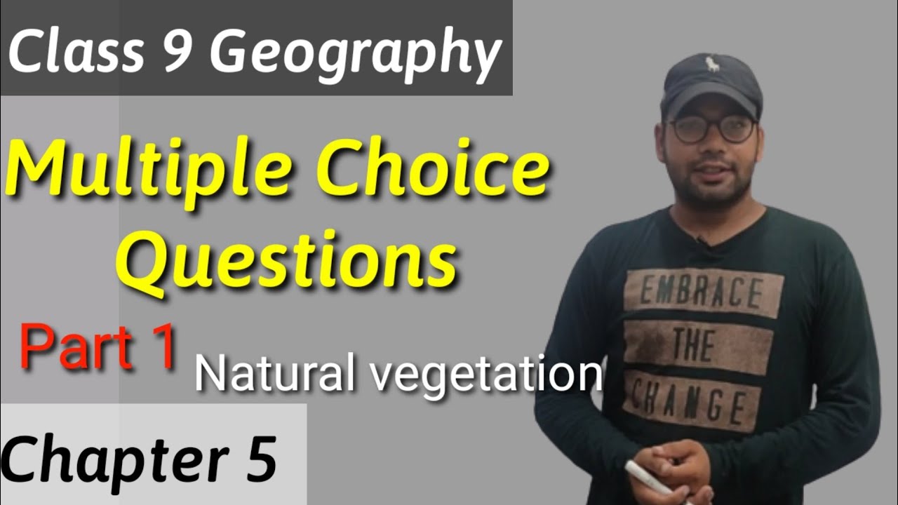 Multiple Choice Question Class 9 Geography Natural Vegetation Wildlife 5 Climate Part 1 Youtube