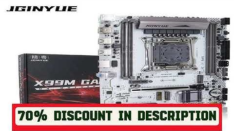 A must-have product! JGINYUE X99 Motherboard LGA 2011-3 Support Xeon E5 V3 V4 CPU and DDR4 RAM Mem