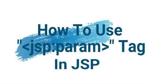 How To use jsp param in jsp