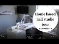 HOME BASED NAIL STUDIO TOUR - VLOGMAS DAY 4