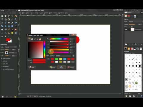 Brush tool PART 1 - GIMP Beginners' Guide ep60