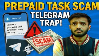 "I Lost Money in a Telegram Prepaid Task Scam 💸 | Don’t Fall for This!"