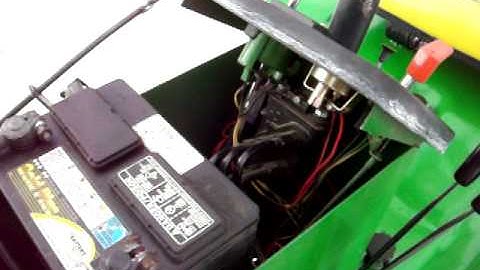 john deere model 300 garden tractor power steering conversion video
