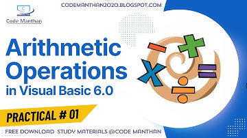 Arithmetic Operation in Visual Basic 6.0 - Practice 01