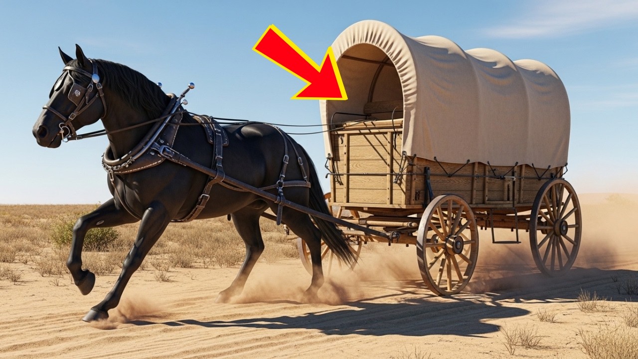 Das riesige Pferd zog ganz allein einen schweren Wagen doch was sich darin befand veränderte alles