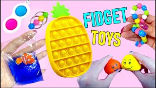 7 DIY Fidget Toys - Viral TikTok Fidget Toys Ideas - Pineapple Pop it Toy and more...