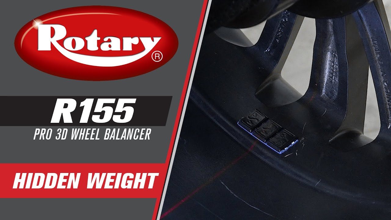 Rotary R155 Wheel Balancer: Hidden Weights