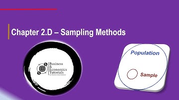 Sampling Methods