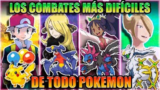 Los COMBATES MAS DIFICILES de POKEMON