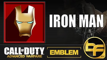 COD Advanced Warfare Emblem Tutorial #171 - Iron Man