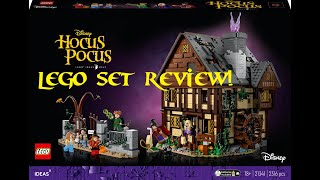 Hocus Pocus LEGO SANDERSON COTTAGE REVIEW!