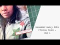 December Daily 2021 Process Video | Day 1