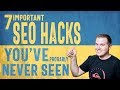 7 Easy SEO Hacks that Brought EPIC Results!