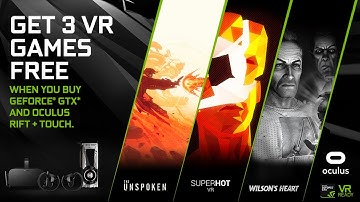 NVIDIA GeForce GTX Oculus Bundle: Official Launch Trailer