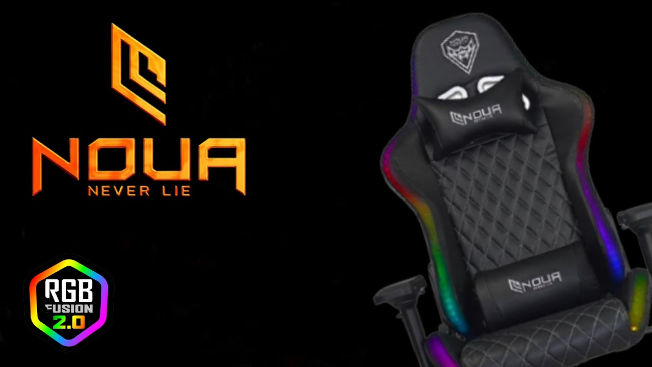 SEDIA GAMING RGB NOUA MAO M9 ! ..a mio avviso la migliore del momento  rapporto qualita' prezzo!!! - YouTube