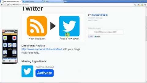 My Round Robin - ifttt Tutorial - Twitter.FLV