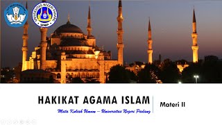 02- Hakikat Agama Islam