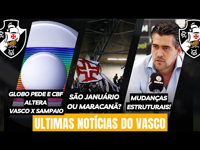 Com Fla no Maracanã, 'Vasco mandará todos os jogos em São Januário', diz  Campello - Jornal O Globo