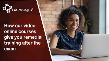 How our video online courses give you remedial training after the exam