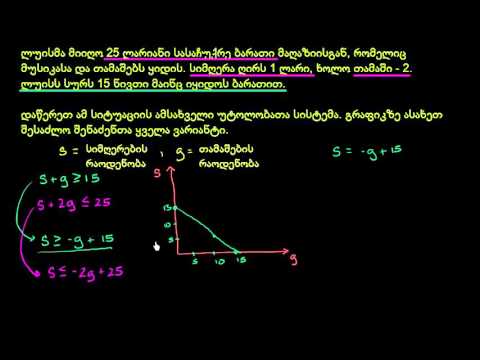 უტოლობათა სისტემის გამოყენება